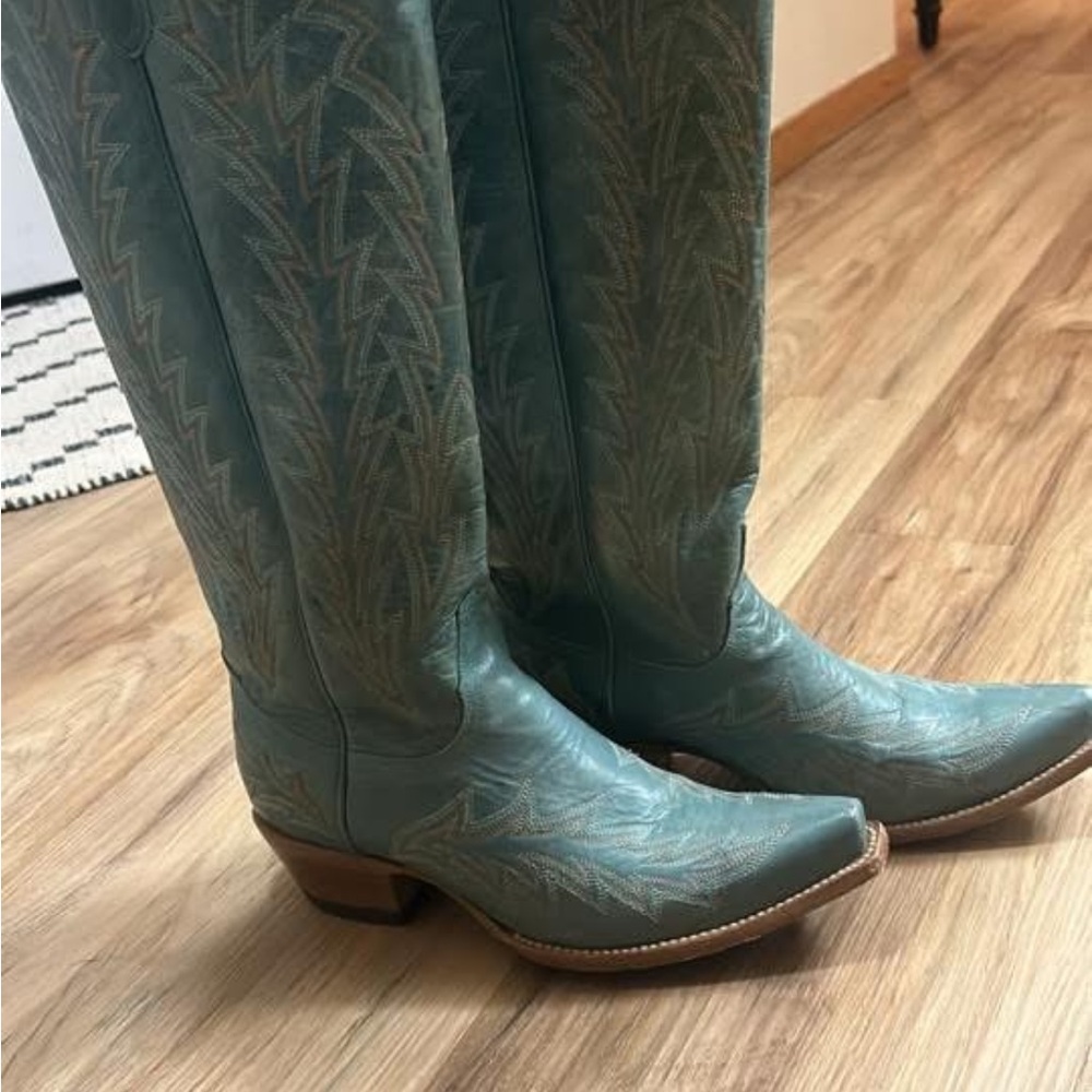 Turquoise Western Boots